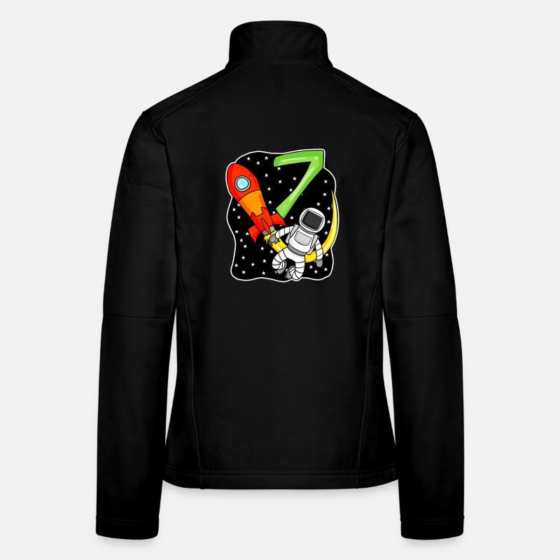 7e anniversaire - 7 ans Jeune astronaute Veste en tissu softshell Femme