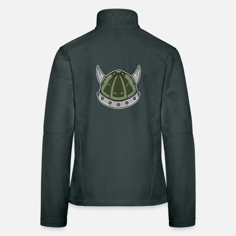 Wikinger Helm Frauen Softshelljacke