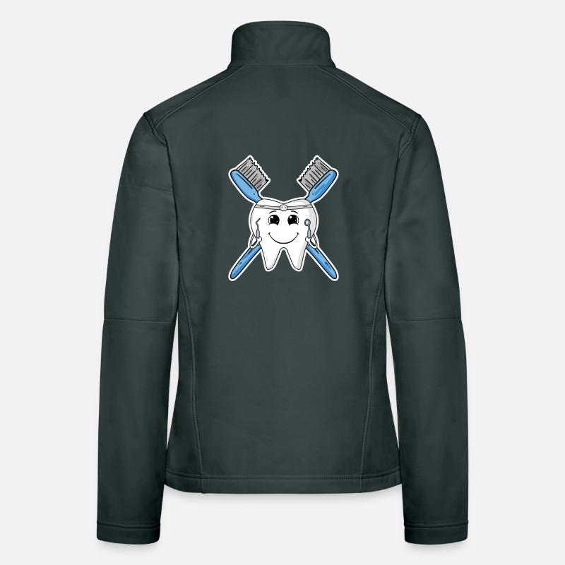 Tooth teeth Women's Softshell Jacket