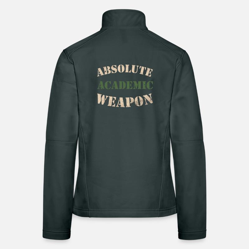 Students Absolute Academic Weapon Women's Softshell Jacket