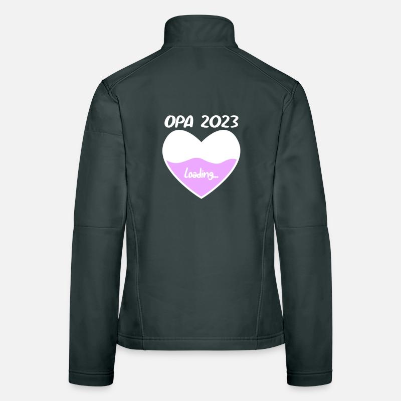 Opa 2023 loading - Opa werden - Bald Opa Frauen Softshelljacke