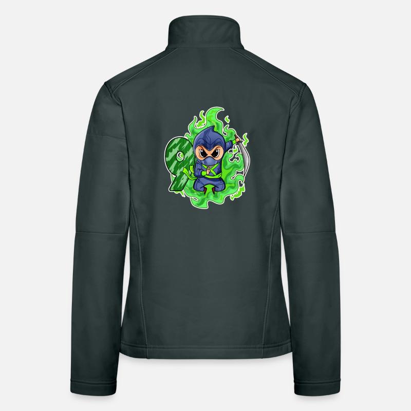 Junge 9 jährig 9. Geburtstag Junge Ninja Grün Frauen Softshelljacke