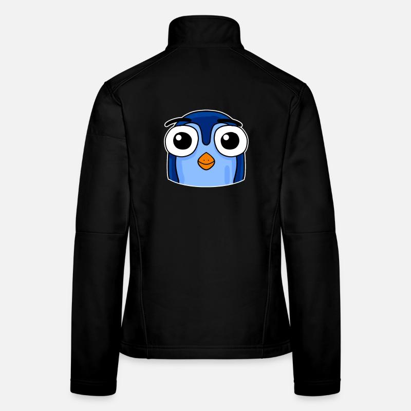Pinguin Kopf Frauen Softshelljacke