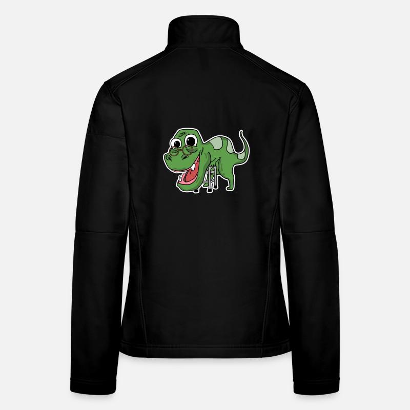 Grandma Dinosaur Women's Softshell Jacket