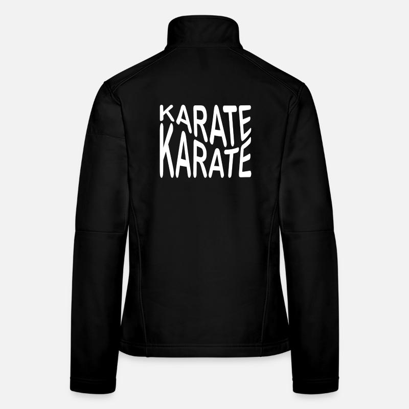 karaté, karaté sport, fan de karaté Veste en tissu softshell Femme
