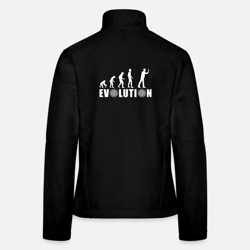 EVOLUTION DARTS Game Arrow Dartboard Gift Women's Softshell Jacket