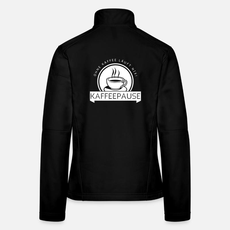 Kaffeepause - weiß Frauen Softshelljacke