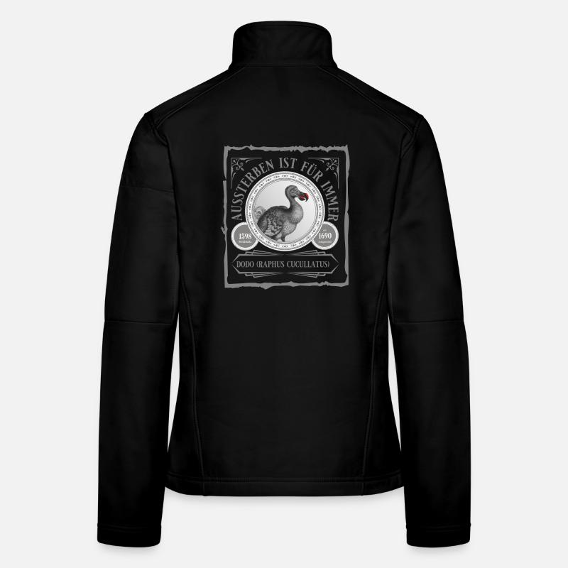 Der Dodo ist weg - Frauen Softshelljacke - Schwarz