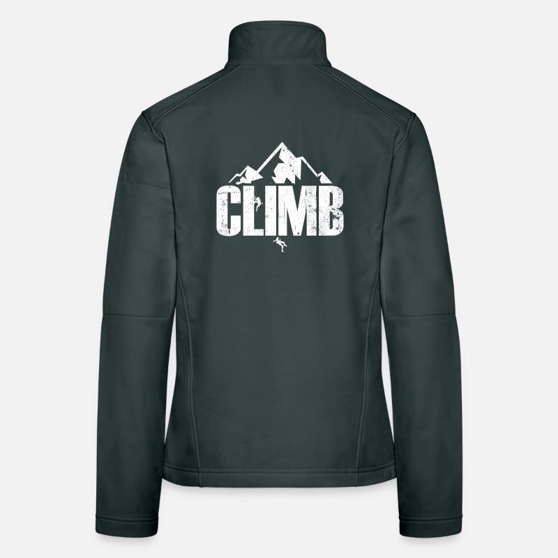 Grimper Veste en tissu softshell Femme