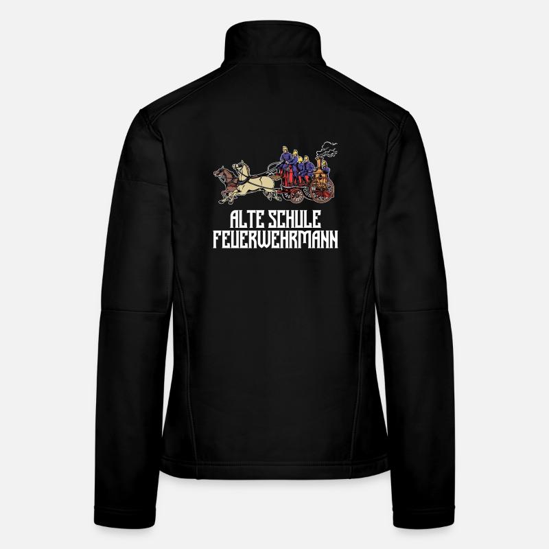 Déclaration des pompiers Pompiers Pompiers professionnels Veste en tissu softshell Femme