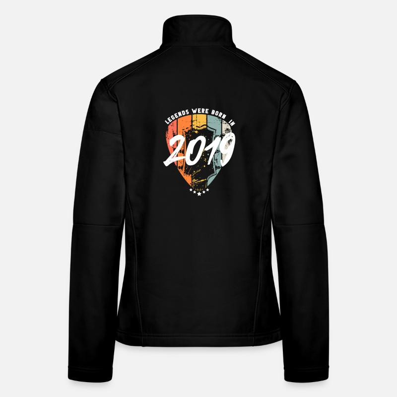 2019 Geburtstag Gitarre Gitarrist Frauen Softshelljacke