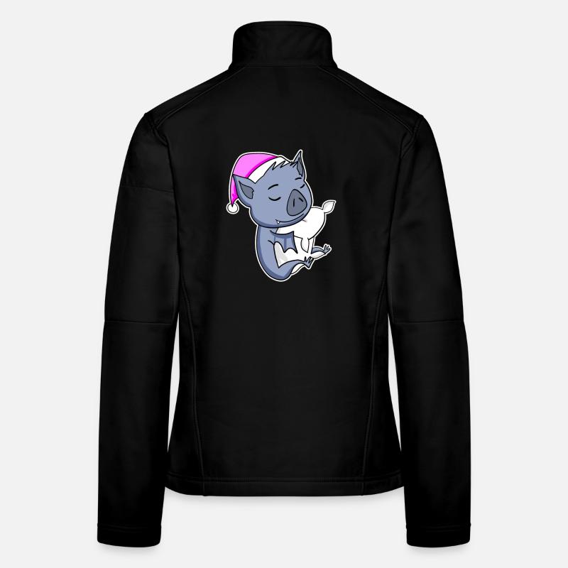 Chauve-souris Veste en tissu softshell Femme