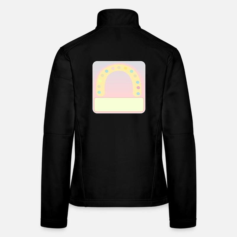 Namensschild Bogen Frauen Softshelljacke