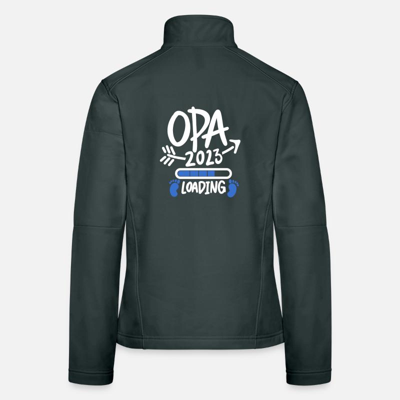 Opa 2023 loading - Opa werden - Bald Opa Frauen Softshelljacke