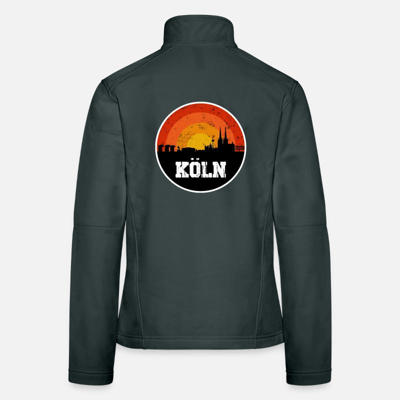 Köln Skyline Frauen Softshelljacke