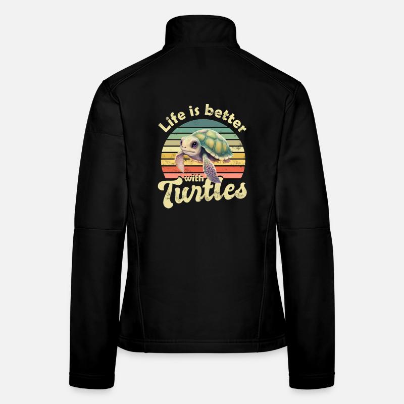 Turtle Sea turtle Women's Softshell Jacket