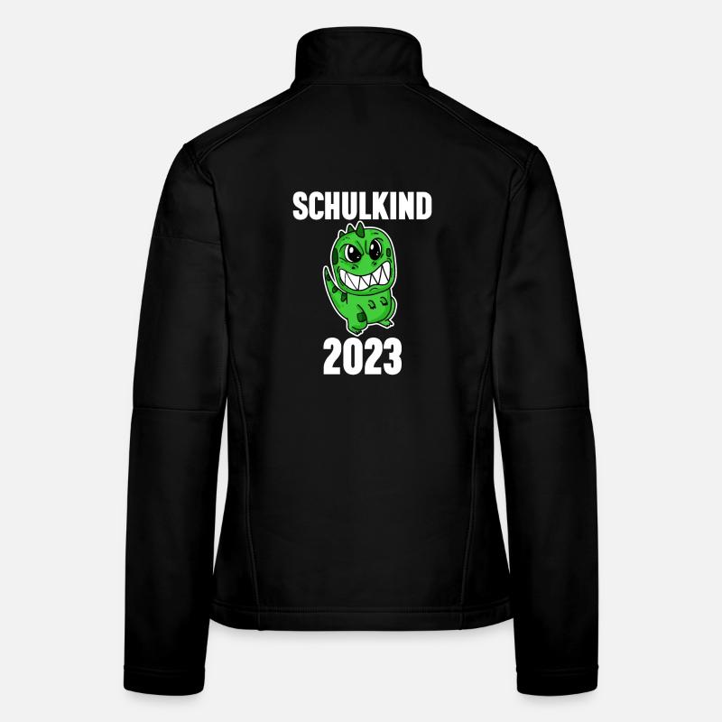 Schuldkind Einschulung Dinosaurier 2023 Frauen Softshelljacke