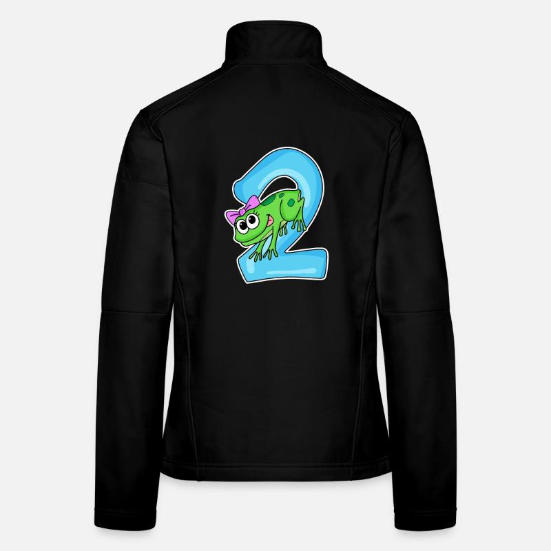2 Jahre alt - 2. Geburtstag mit Tier Motiv Frauen Softshelljacke