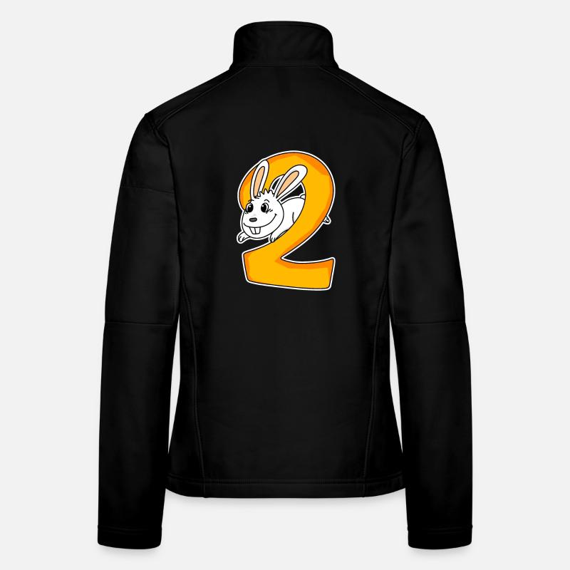 2 Jahre alt - 2. Geburtstag mit Tier Motiv Frauen Softshelljacke