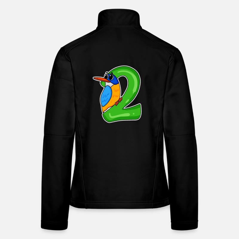 2 Jahre alt - 2. Geburtstag mit Tier Motiv Frauen Softshelljacke