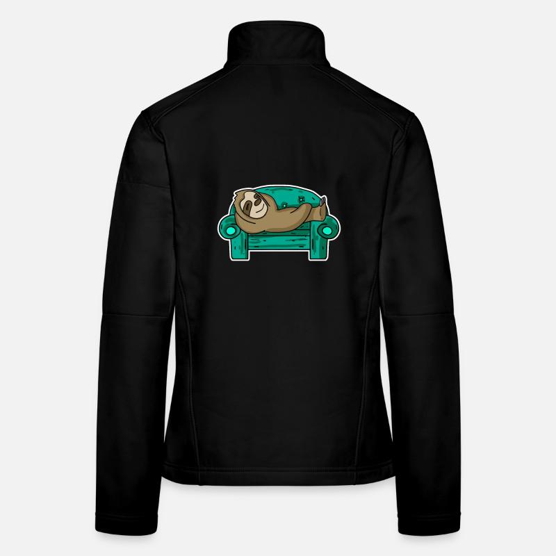 Faultier Faul Frauen Softshelljacke