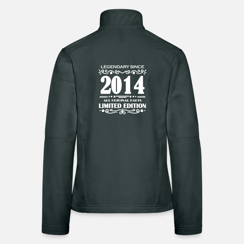 2014 - millésime 2014 - année de construction 2014 Veste en tissu softshell Femme