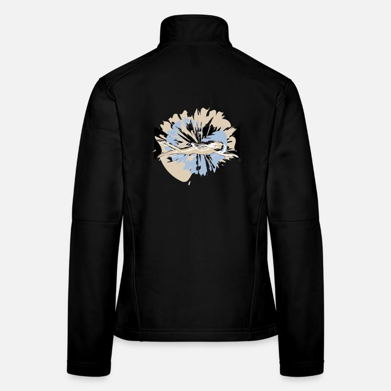 Perfect design for your swimming outfit - Women's Softshell Jacket - black