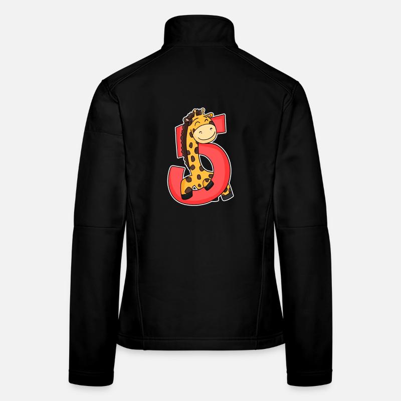 5 Jahre alt - 5. Geburtstag mit Tier Motiv Frauen Softshelljacke