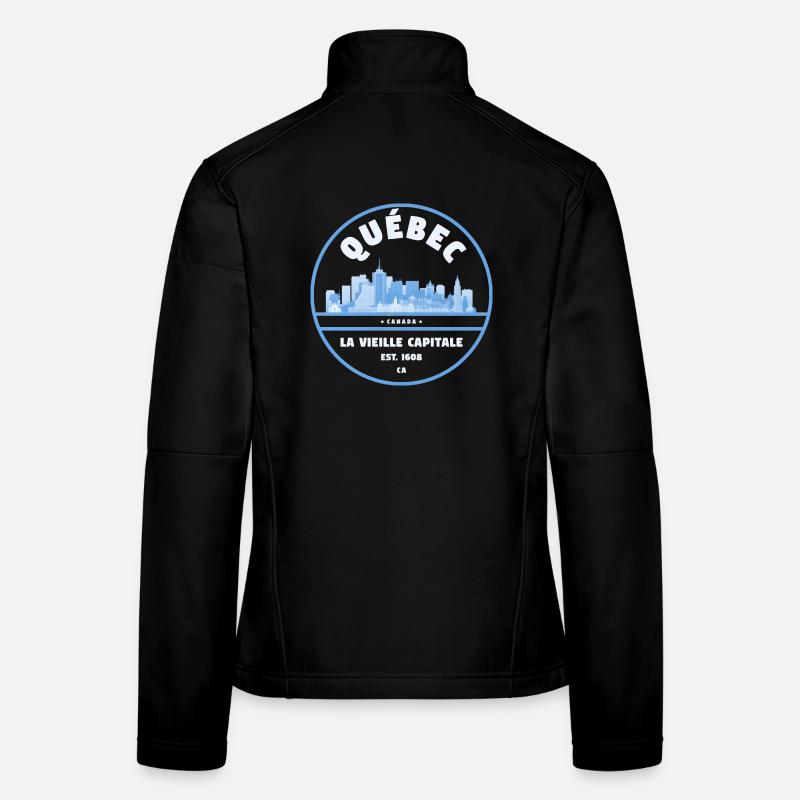 Quebec La Vieille Capitale Skyline Women's Softshell Jacket