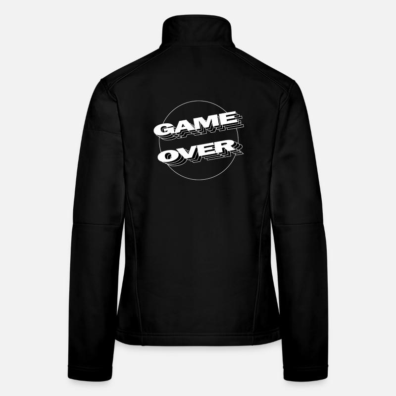 GAME OVER - Frauen Softshelljacke - Schwarz