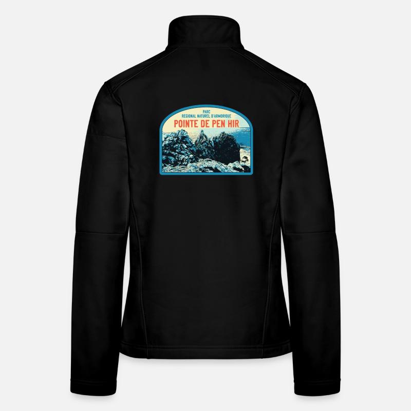 Parc régional d'Armorique, la Pointe de Pen Hir Veste en tissu softshell Femme