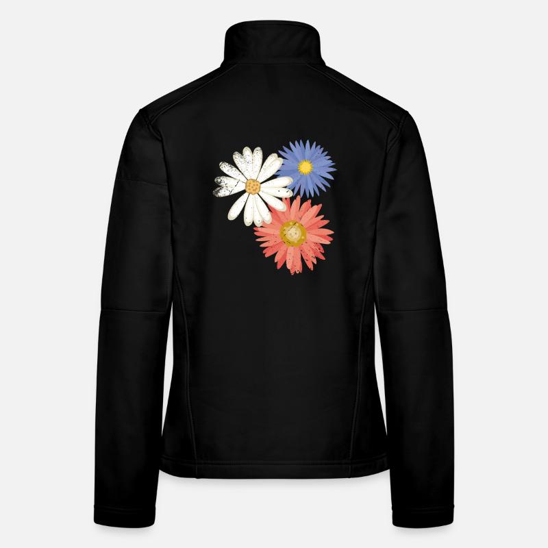 3 flowers Frauen Softshelljacke