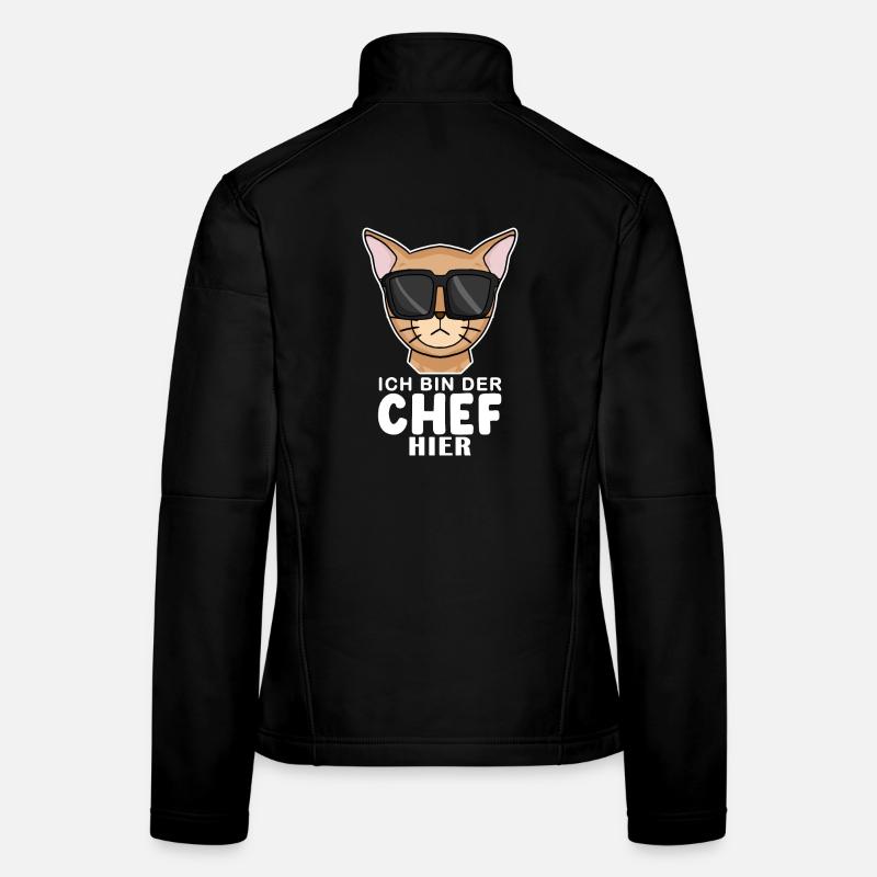 coole Katze - Abessinierkatze Katze Spruch Frauen Softshelljacke