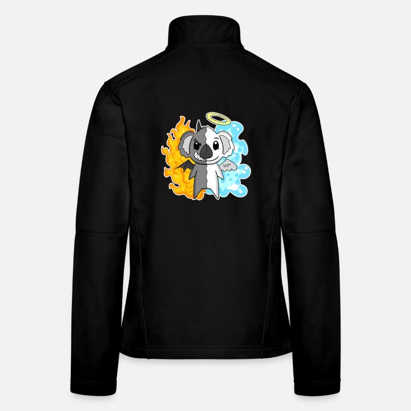 Koala - Engel und Teufel Frauen Softshelljacke