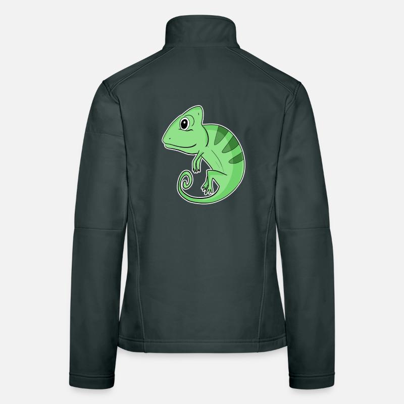 Chamäleons Chamäleon Frauen Softshelljacke