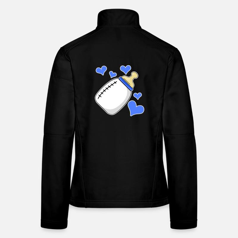 Junge Schwanger Geburt Sohn Frauen Softshelljacke