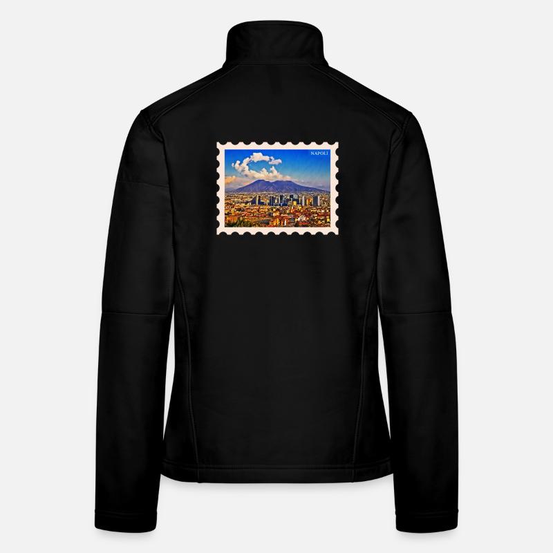 Napoli Skyline Vesuvio Frauen Softshelljacke