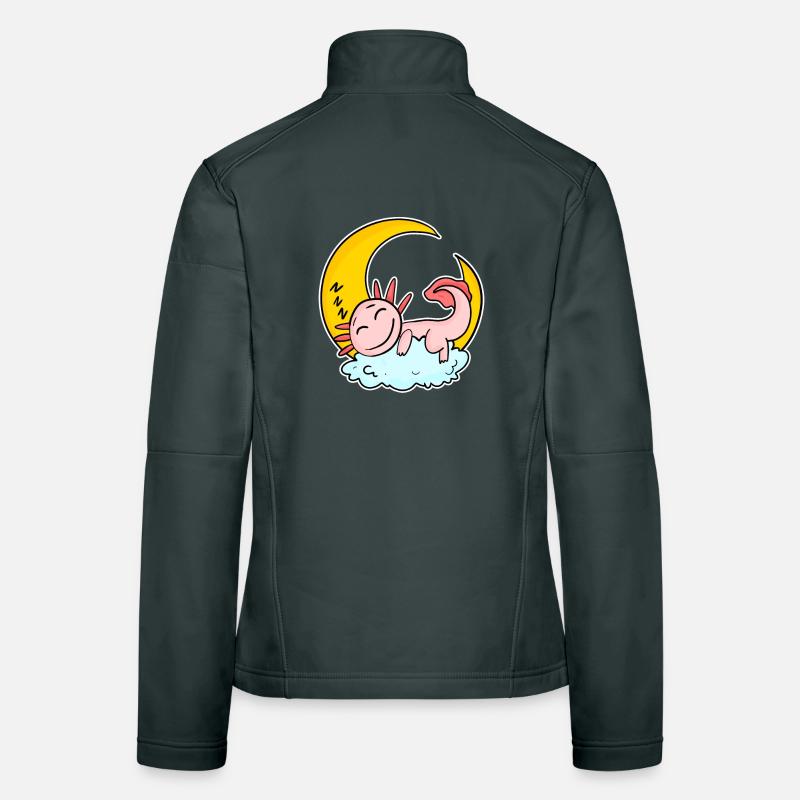 Axolotl endormi Veste en tissu softshell Femme