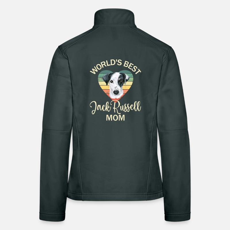 Hund Jack Russell Terrier Frauen Softshelljacke