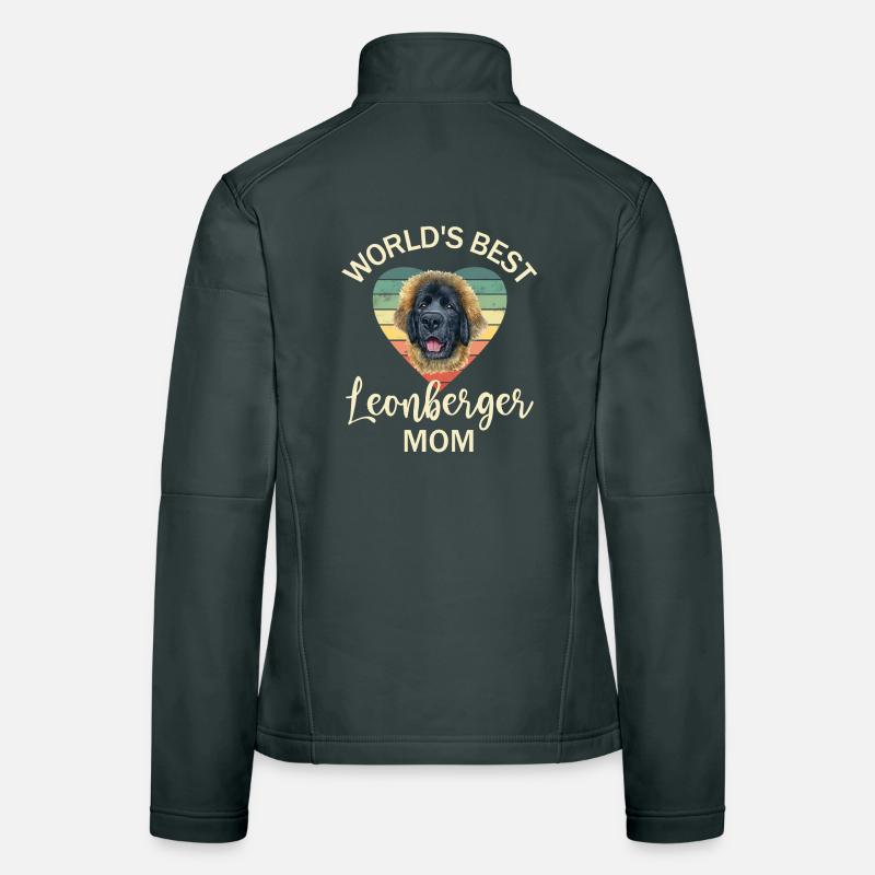 Hund Leonberger Frauen Softshelljacke