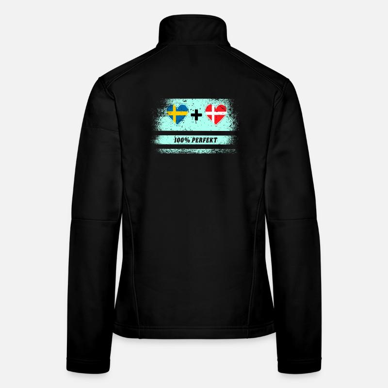 Danemark et Suède 100% Parfait / Cadeau Veste en tissu softshell Femme