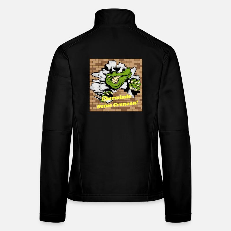 Alligator no Wall no Limit Überwinde Deine Grenzen Frauen Softshelljacke
