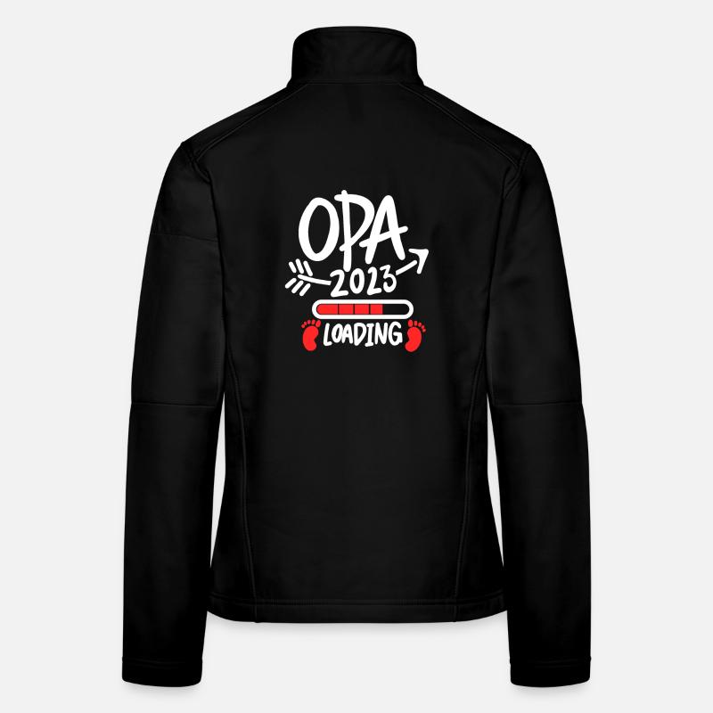 Opa 2023 loading - Opa werden - Bald Opa Frauen Softshelljacke