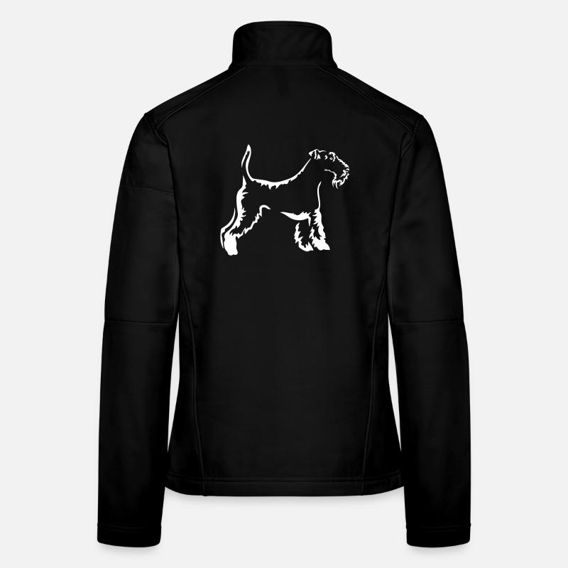Foxterrier "Black Edition" Frauen Softshelljacke