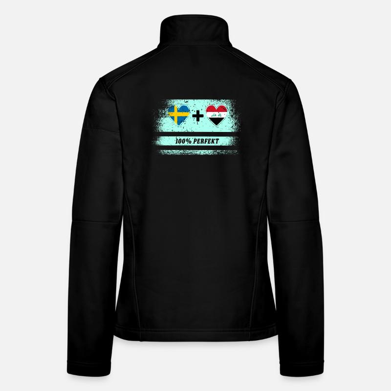 Irak et Suède 100% Parfait / Cadeau Veste en tissu softshell Femme