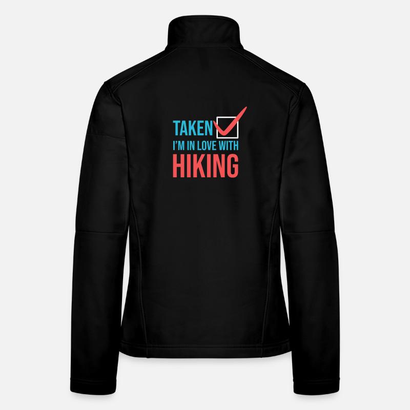 Mountains Statement Hiker Hiking Women's Softshell Jacket