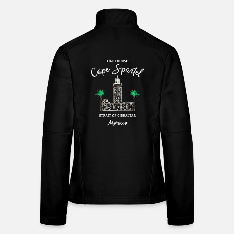 Marokko, Leuchtturm Kap Spartel, Gibraltar Frauen Softshelljacke