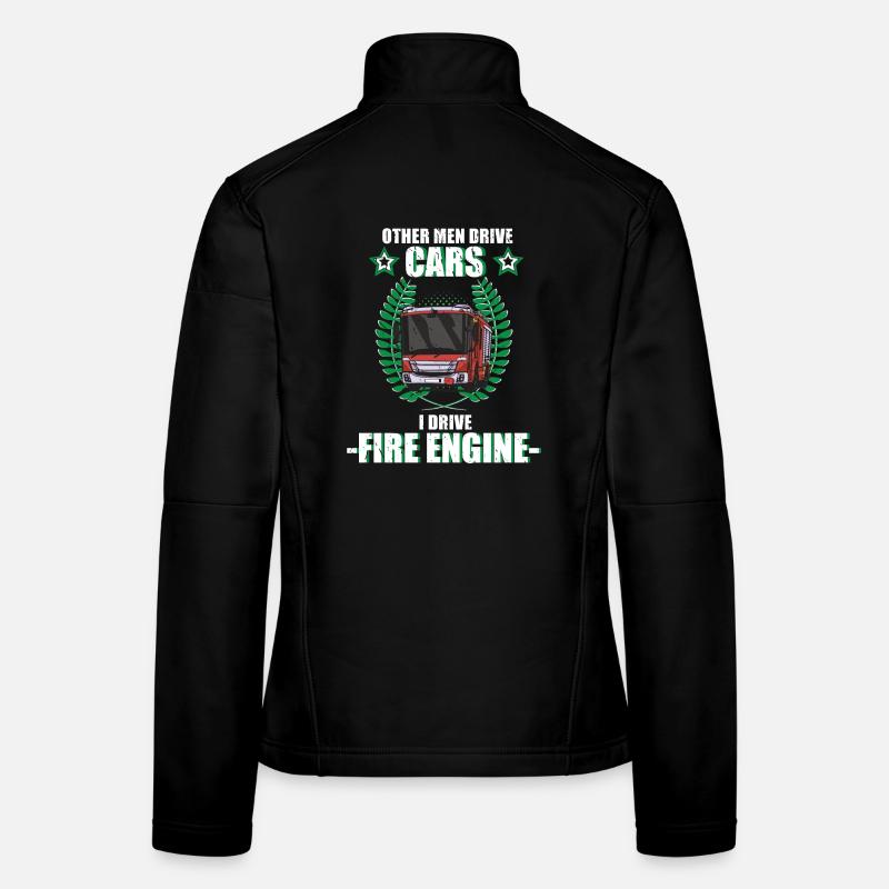 Feuerwehr Feuerwehrmann Fire Engine Beruf Geschenk Frauen Softshelljacke