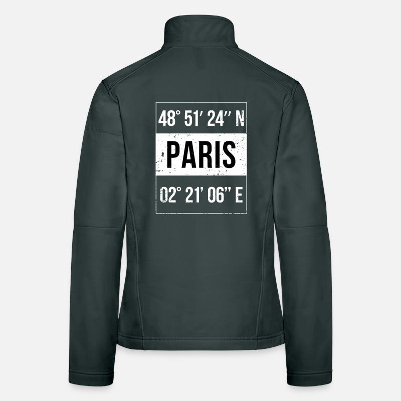 Paris Coordinates Women's Softshell Jacket
