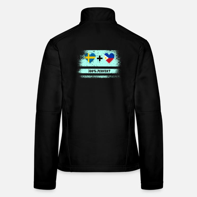 Philippines et Suède 100% parfait / cadeau Veste en tissu softshell Femme